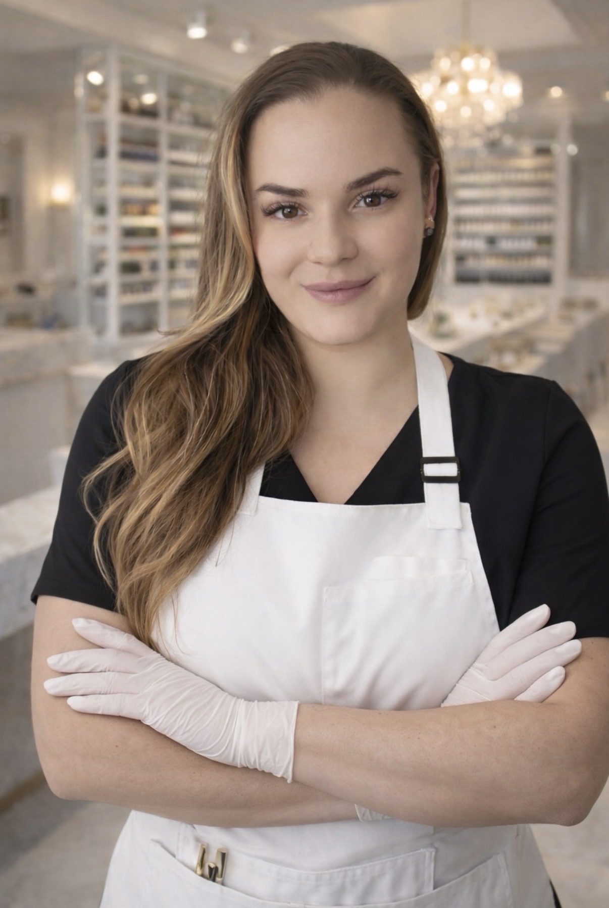 Szidonia, licensed nail technician at Glam Royal Nail Studios